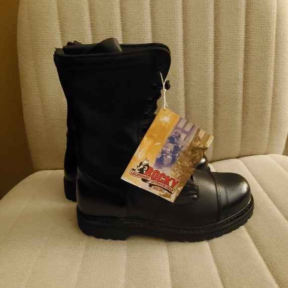 Rocky Side-Zipper 10" Jump Boots 2090 Size 10M - Picture 1 of 5